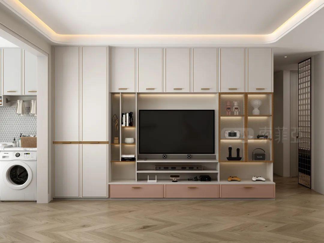 最新款電視背景墻，自然美景的夢幻之旅，探尋內(nèi)心平靜的啟程