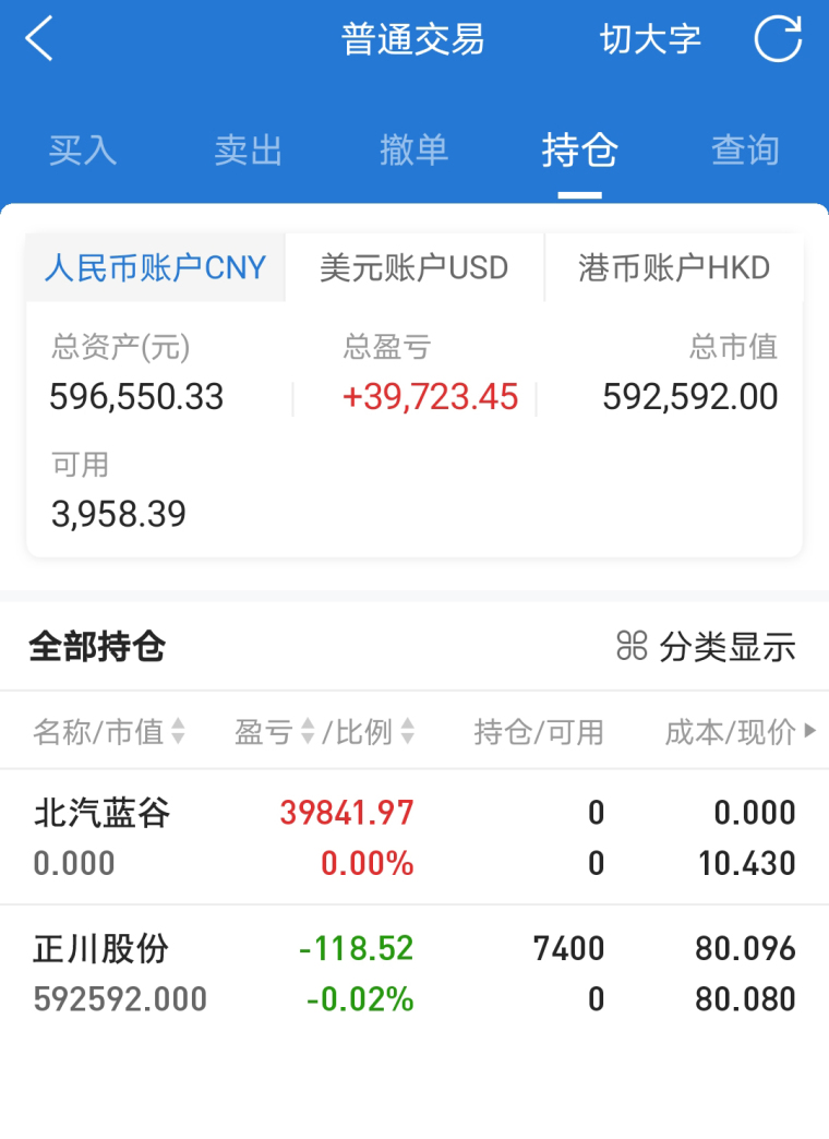 股票賬戶截圖，數(shù)字時(shí)代的投資軌跡