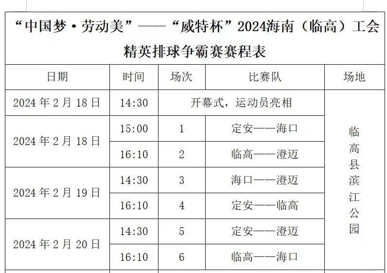 比賽賽程表深度解析與個人看法分享